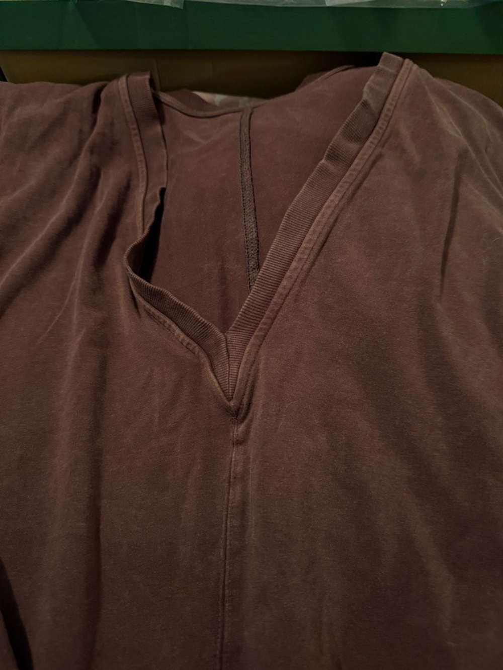 FP Movement by Free People Deep Brown V-Neck Jumpsuit